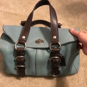 Coach leather satchel